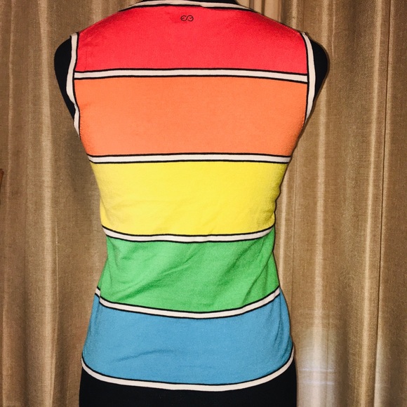 ESCADA Colorful Large color block stripe Tank - Picture 3 of 5